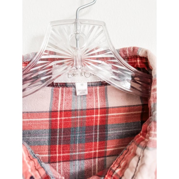 Eden and Olivia Plaid Lightweight Flannel‎ - Picture 3 of 5